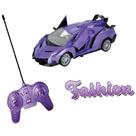 Carro de Controle Remoto Sem Fio Fashion Roxo DM Toys