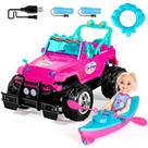 Carro de controle remoto ULOVEME RC Cars com boneca para meninas de 2,4 GHz