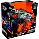 Carro de Corrida Controle Remoto Driftx Branco e Verde 1:24 2.4G BR2418 - Multikids Carro de Corrida Controle Remoto Driftx Branco e Verde 1:24 2.4G BR2418 - Multikids