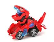 Carro De Dinossauro Com Luzes De Pisca Brinquedo Elétrico Carro De Dinossauro Com Luzes De Pisca Brinquedo Elétrico
