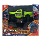 Carro De Fricção Monster Truck Verde Express Wheels Multikids