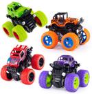 Carro de inércia Toy Monster Trucks para crianças pequenas com 4 carros Carro de inércia Toy Monster Trucks para crianças pequenas com 4 carros