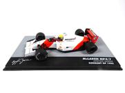 Carro de metal fundido OPO 10 McLaren MP4/7 Ayrton Senna 1/43