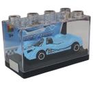 Carro de Metal Hot Car Azul Acrílico em Forma de Bloco MB01