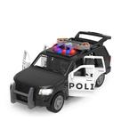 Carro de polícia de brinquedo conduzido por Battat em escala 1:24 com luzes e som