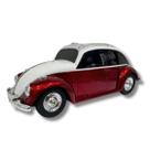 Carro De Som Fusca Caixinha De Musica USB, Pen drive Bluetooth leve com farois que acendem radio FM ideal colecionar presente dia dos pais campo