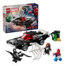 Carro do venom vs. homem-aranha lego marvel 254 peças 76309