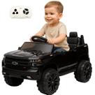 Carro Eletrico Bang Toys Chevrolet Silverado Preto 12V Controle
