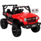 Carro Eletrico Bang Toys Jeep Rubicon UTV MX 12V CR Vermelho