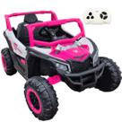 Carro Eletrico Bang Toys Maverick Buggy CAN-AM R3 12V CR Rosa