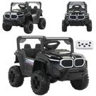 Carro Elétrico Infantil 12V com Motores Potentes Controle Remoto dos Pais Suporte MP3 e Assento para Crianças até 30kg