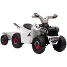 Carro Elétrico Infantil Aosom 6V com Reboque