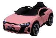 Carro eletrico infantil audi e-tron 12v rosa - zippy toys