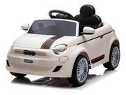 Carro Elétrico Infantil Fiat 500 12v Com Controle Remoto Branco Carro Elétrico Infantil Fiat 500 12v Com Controle Remoto Branco