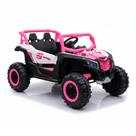 Carro Elétrico Infantil Jipe UTV 12V Rosa Domni