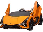 Carro Elétrico Infantil Laranja Lamborghini