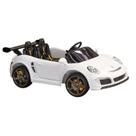 Carro Elétrico Infantil Porshe 24V Branco - Zippy Toys