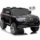 Carro eletrico infantil toyota land cruiser 12v preto - zippy toys