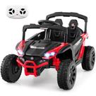 Carro Elétrico Infantil UTV Costzon 12V com Controle Remoto Vermelho