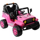 Carro Eletrico Jipe Peg Perego Ranger 538 Off Road 12v Rosa