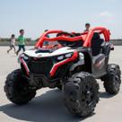 Carro Elétrico Jipe UTV Max Som Luz de Led Controle Remoto 12 volts