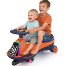 Carro Elétrico Wiggle ANPABO 12V para 2 Pessoas com Bluetooth, Laranja