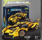 Carro esportivo de montar modelo Lamborghini V12 com 1158 peças