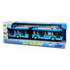 Carro Fricção Big Ônibus Minhocão Sanfonado Luz e Som Azul DM Toys Carro Fricção Big Ônibus Minhocão Sanfonado Luz e Som Azul DM Toys