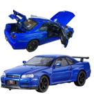 Carro Fricção Nissan Skyline Gtr R34 Velozes Furiosos 1:24