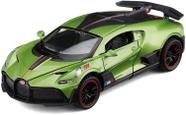 Carro fundido sob pressão Bugatti Divo Zinc Alloy 1:32 com LED para crianças