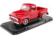 Carro fundido sob pressão Ford F-100 Pickup 1953 escala 1:18 vermelho