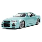 Carro fundido sob pressão Jada Toys Fast & Furious 1:24 Brian's Nissan GT-R