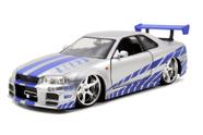 Carro fundido sob pressão Jada Toys Fast & Furious Brian's 2002 Nissan R34