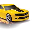 Carro GRANDE Camaro SS de 35CM CAMARO AMARELO OU VERMELHO - Carrinho Brinquedo Vorax Roda Livre - PANAMI