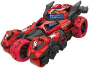 Carro lançador de motos de brinquedo com luzes e som, puxe para trás