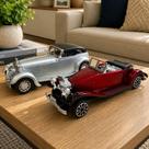 Carro Miniatura Colecionável Brinquedo Retrô Classic Kit 2pç Carro Miniatura Colecionável Brinquedo Retrô Classic Kit 2pç