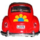 Carro Miniatura Fusca Hippie Vermelho Escala 1:43 6836-28 - Dorémi