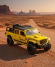 Carro Miniatura Jeep Gladiator 2020 Just Truck 1:32 Amarelo