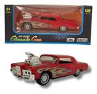 Carro Miniatura Metal Clássico Hot Engine Fricção Som E Luz