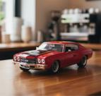Carro Miniatura Velozes e Furiosos 1:24 Dom's Chevy Chevelle Carro Miniatura Velozes e Furiosos 1:24 Dom's Chevy Chevelle