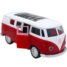 Carro Miniatura Volkswagen Coleção Kombi Vermelho Á Fricção Carro Miniatura Volkswagen Coleção Kombi Vermelho Á Fricção