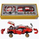 Carro Mustang Vermeho GT 2018 - Miniatura desmontável 1:42 12cm