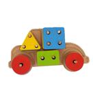 Carro Pedagógico Colorido Mdf Formas Geométricas Brinquedo Educativo