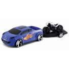 Carro Pick Up Motorcycle Orange Toys