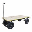 Carro plataforma com tampo em madeira capacidade de 600 kg - MP-600