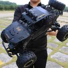 Carro RC 4WD off Road 4x4 Com Controle Remoto, Buggy Truck Para Corrida E Drift Com Luzes LED,