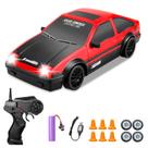 Carro RC Drift YUAN PLAN 1:24 Scale 2,4 GHz 4WD de alta velocidade vermelho Carro RC Drift YUAN PLAN 1:24 Scale 2,4 GHz 4WD de alta velocidade vermelho