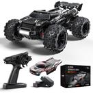 Carro RC Evmore 1/16 sem escova 4WD 43 km/h com 2 baterias Lipo