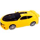 Carro Robô Brinquedo Elétrico Amarelo Transformers Som Leds Carro Robô Brinquedo Elétrico Amarelo Transformers Som Leds