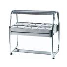 Carro Self Service Salada Frio de 06 Cubas Cinza SS06C IBET